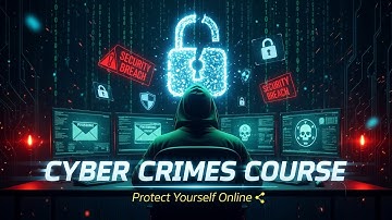 Cyber Crimes Full Course || Types Of Cyber Crimes? || Complete Course to Protect Yourself Online