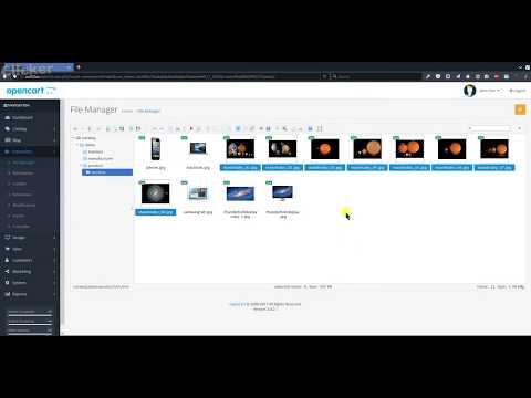 OpenCart Extended File & Image Manager (Elfinder)