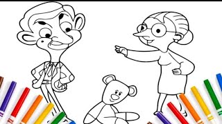 how to draw Mr. Bean ll Mr. Bean drawing ll Mr. Bean drawing for kidsll