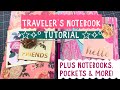 Travelers notebook  tutorial  b6 size  rediscover your stash 2020