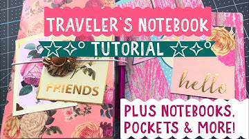 Traveler’s Notebook ☆✧º TUTORIAL ☆✧º B6 size | Rediscover Your Stash 2020