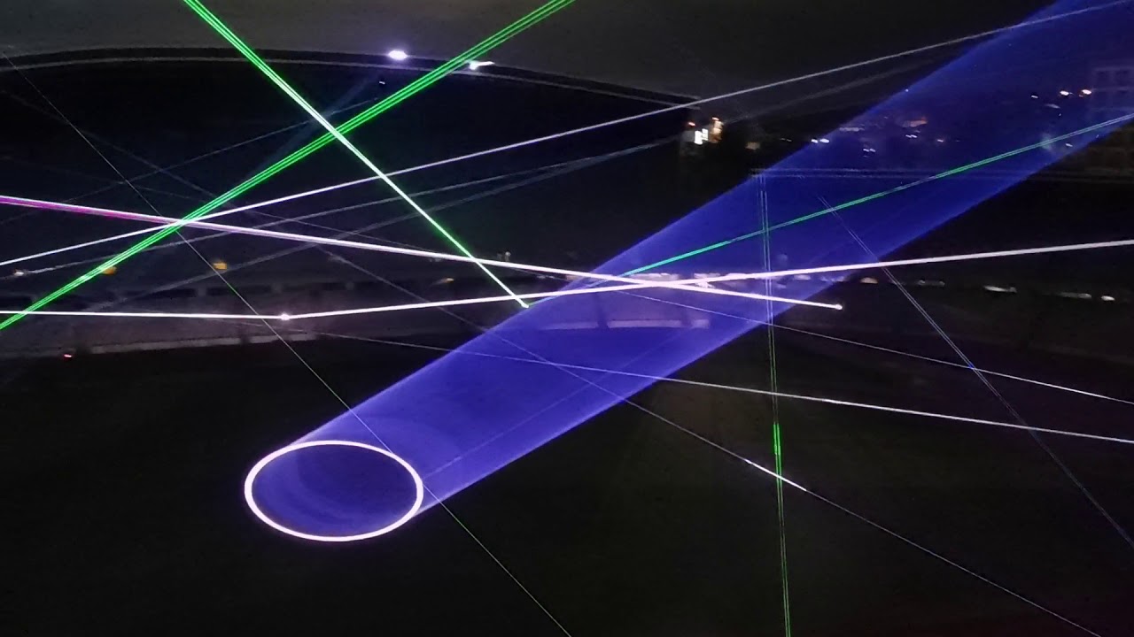 Laser show YouTube