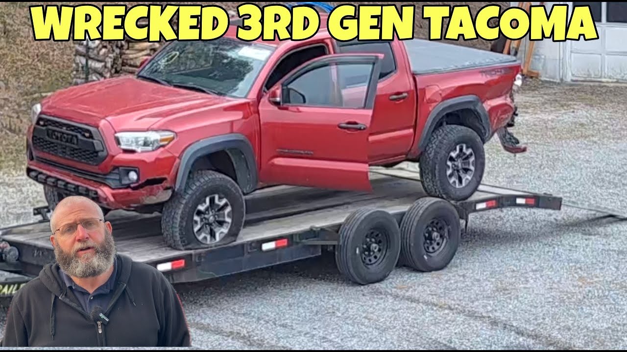 Я купил разбитую Toyota Tacoma 3-го поколения на аукционе по продаже металлолома | От разбитого к...