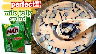 PERFECT!! MILO JELLY SALAD || SUPER YUMMY || SUPER EASY DESSERT