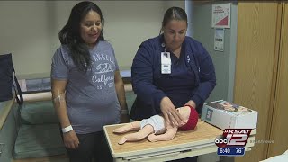 VIDEO: Parents go home with infant CPR kits