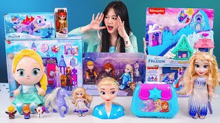 Unboxing Disney Frozen Toys Series | Elsa's Arendelle Castle Playset | Elsa Styling Head, Makeup Toy