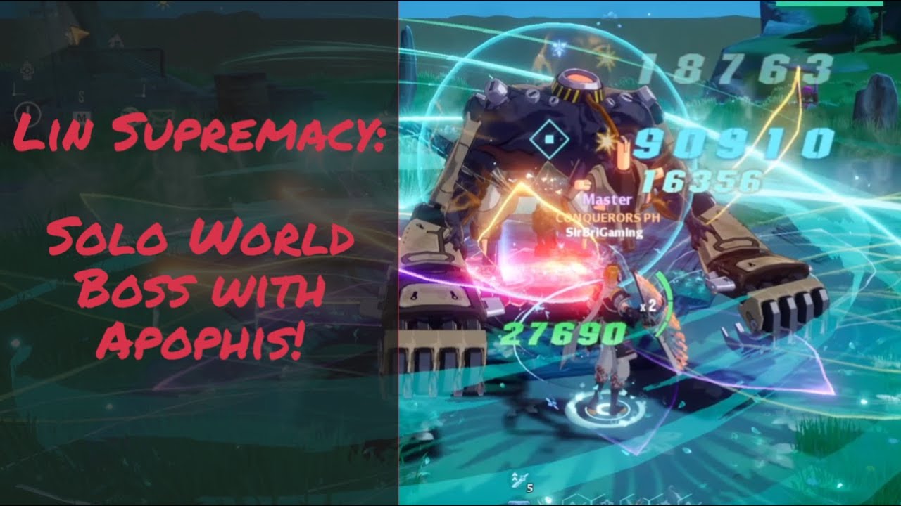Lin Boss Lin Supremacy: Solo World Boss with Apophis! | Tower of Fantasy - YouTube
