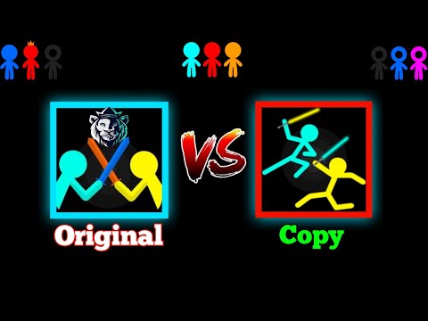 Supreme Duelist Stickman 🇷🇺 original vs copy 🇻🇳 🇨🇺 #stickman #gameplay #animation #shorts