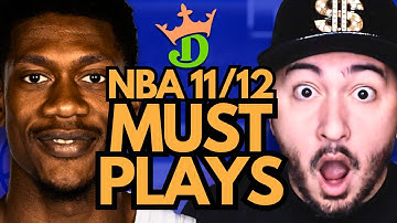 NBA DFS Wednesday 11/12 (DraftKings NBA MUST PLAYS) | NBA DFS Picks