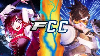 Ruby Rose vs Tracer | FCC (Fight Only) | (RWBY vs Overwatch)