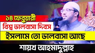 14 ফেব্রুয়ারি ভালোবাসা দিবস নিয়ে- শায়খ আহমাদুল্লাহ |14 february valentine's day |shaikh ahmadullah screenshot 3