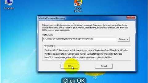 Extract & Recover Firefox Passwords from Old Profile