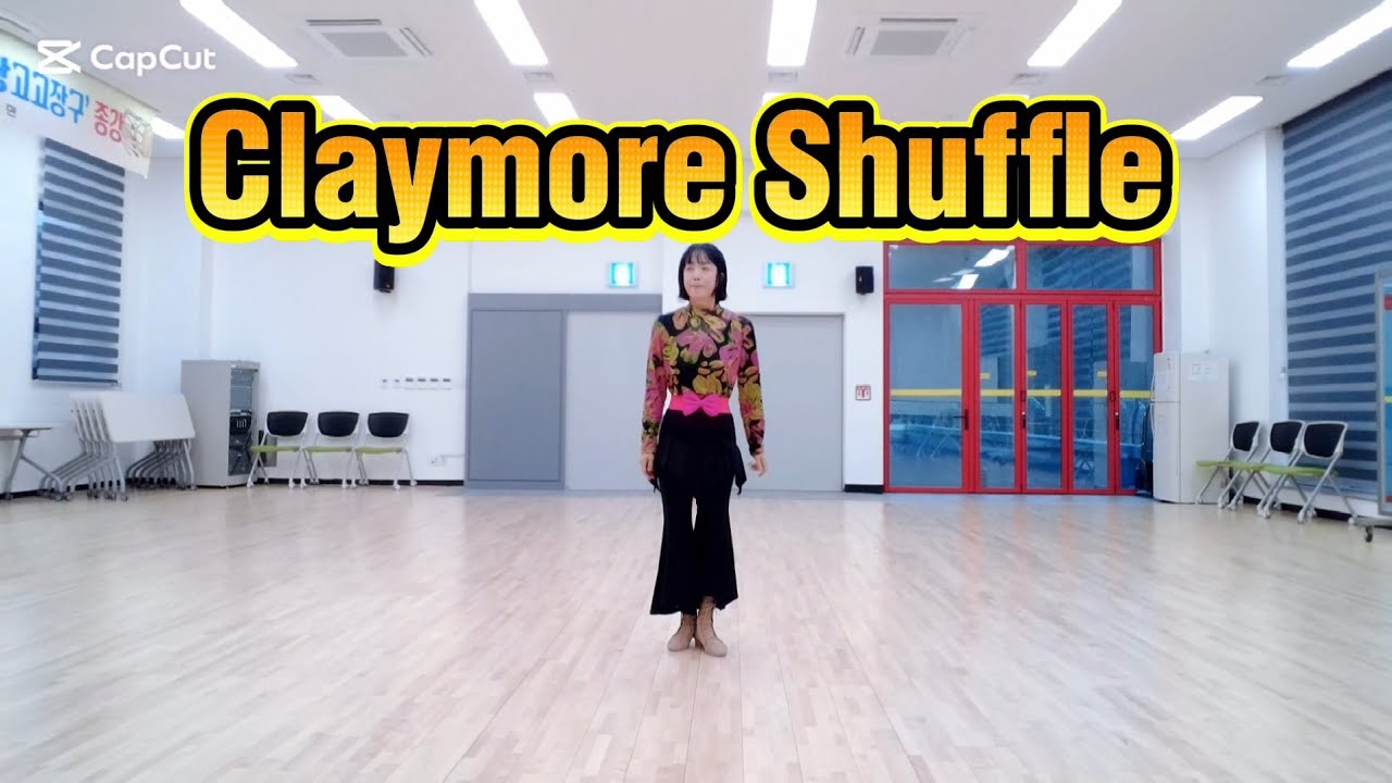 Claymore Shuffle Line Dance #beginner #초급라인댄스 #mirlinedance 