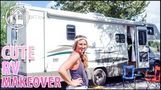 Young Woman's RV RENOVATION is Adorable, Nomadic Tiny House