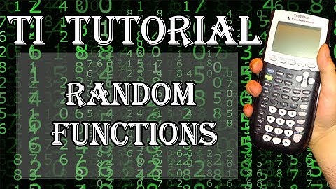 Random Functions for the TI-83/84