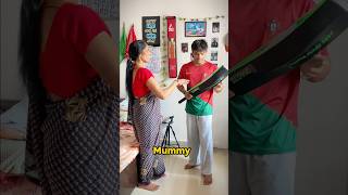 Mummy gussa kyu ho gai😭 #shortvideo #cricketshorts #shorts #ytshorts #viralvideo #vlog