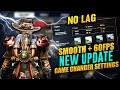 New game changer settings ⚙️ of Free Fire || Lag free settings new update hidden features 🔥🔥🔥