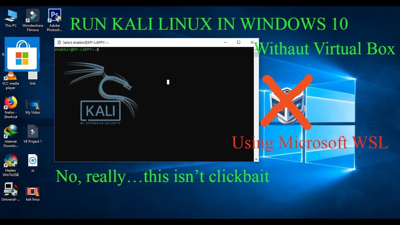 root kali download windows 10