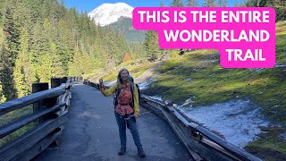 Hiking the Entire Wonderland Trail in Mt. Rainier National Park in Washington