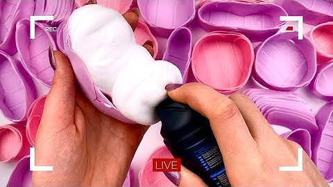 💜 Soap boxes with foam 💖 Lots of foam ASMR soap relaxing video 🤤 Help you sleep 💤