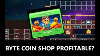 Byte Coin Shop Is Profitable? Worth Buying Something? Pixel Worlds
