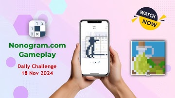 Nonogram.com Logic Puzzle Game | Daily Challenge 18 Nov 2024 #gameplay #oliveoil