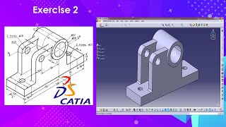 Famous CATIA V5 BASIC 3D SOLID MODELLING (PART DESIGN) - EXERCISE 2 Net Worth