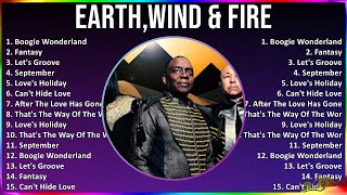 Earth,Wind &amp; Fire 2024 MIX Playlist - Boogie Wonderland, Fantasy, Let&#39;s Groove, September