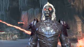 【石化する者達】ESO カジート（Khajiit）♂の石化ケモリョナ(Petrification kemoryona) 2026/04/14