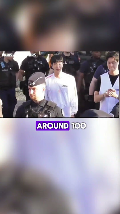 Jin So Shocked First Time Gets 100 Bodyguard To Protect Him! 😲😲 #jin #bts