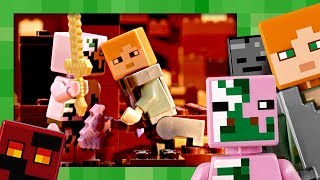 The Nether Fight - LEGO Minecraft - 21139 - Stop Motion