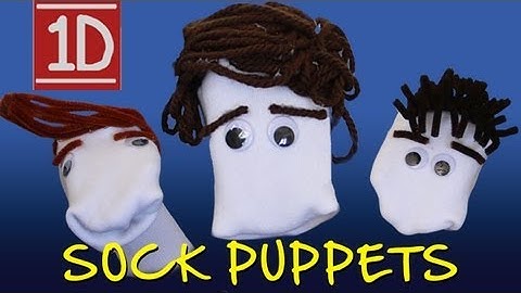 One Direction 1D3D Movie Trailer - Homemade with Sock Puppets
