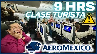 ✅ 'BASIC' Fare This is what it's like fly Aeroméxico 9 Hours  SHOULD KNOW 1 long flight  TRUTH!