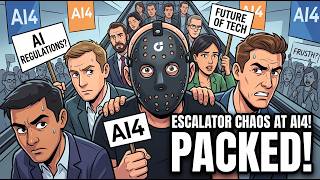 AI4 Day 1 CHAOS: Most Crowded Conference I've Ever Attended - What Does This Mean About AI