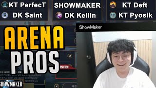 KR PROS PLAY ARENA TOGETHER - ShowMaker's Stream Highlights (Translated)