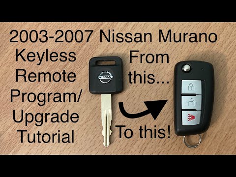 2003-2007 Nissan Murano Remote Programming Tutorial