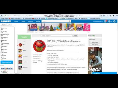 Roblox Como Crear Tus Propias Shirts T Shirts Y Pants Gratis - nbc tv logo roblox