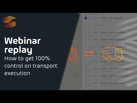 Simacan webinar - How to get 100% control on transport execution