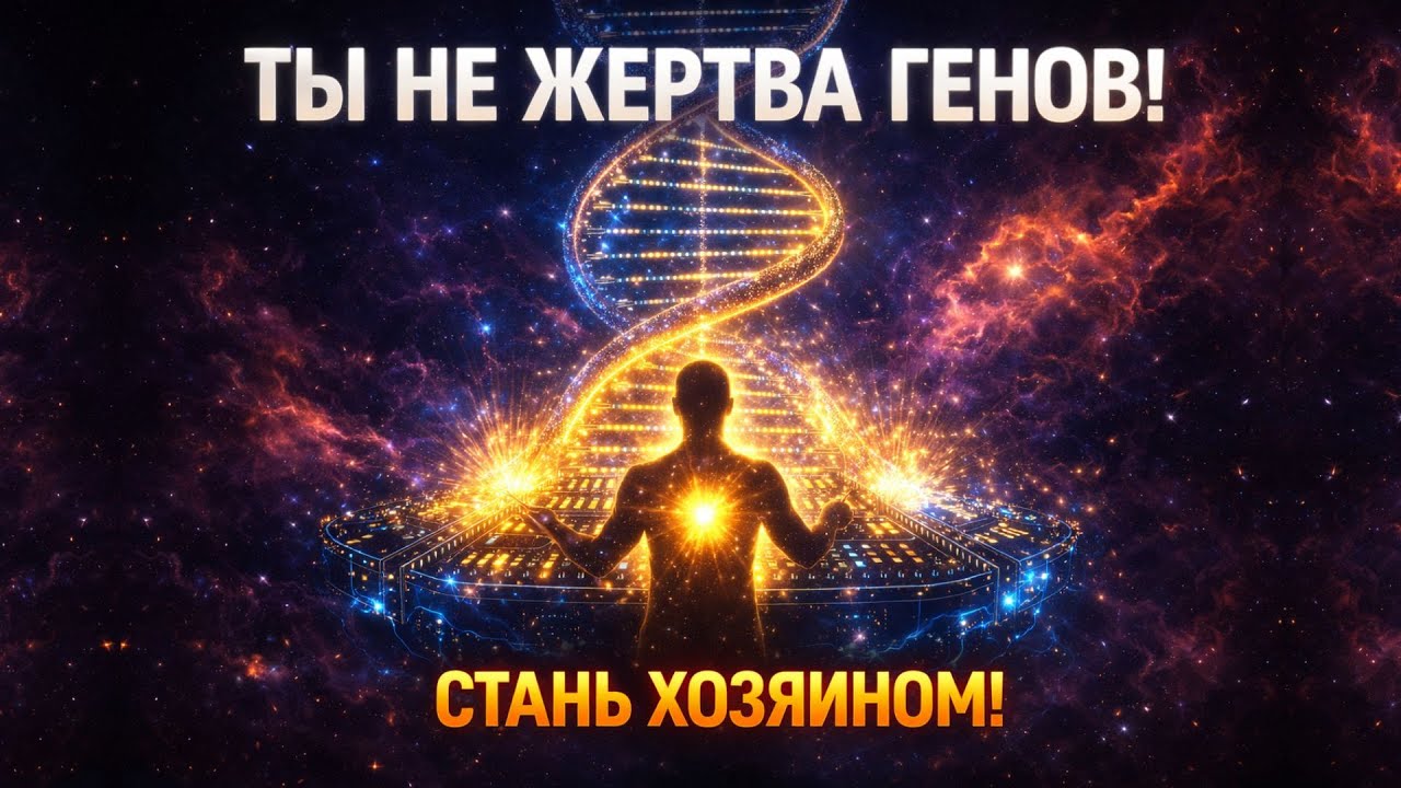 Эпигенетика: Ты не ЖЕРТВА своих генов, ты их ХОЗЯИН!