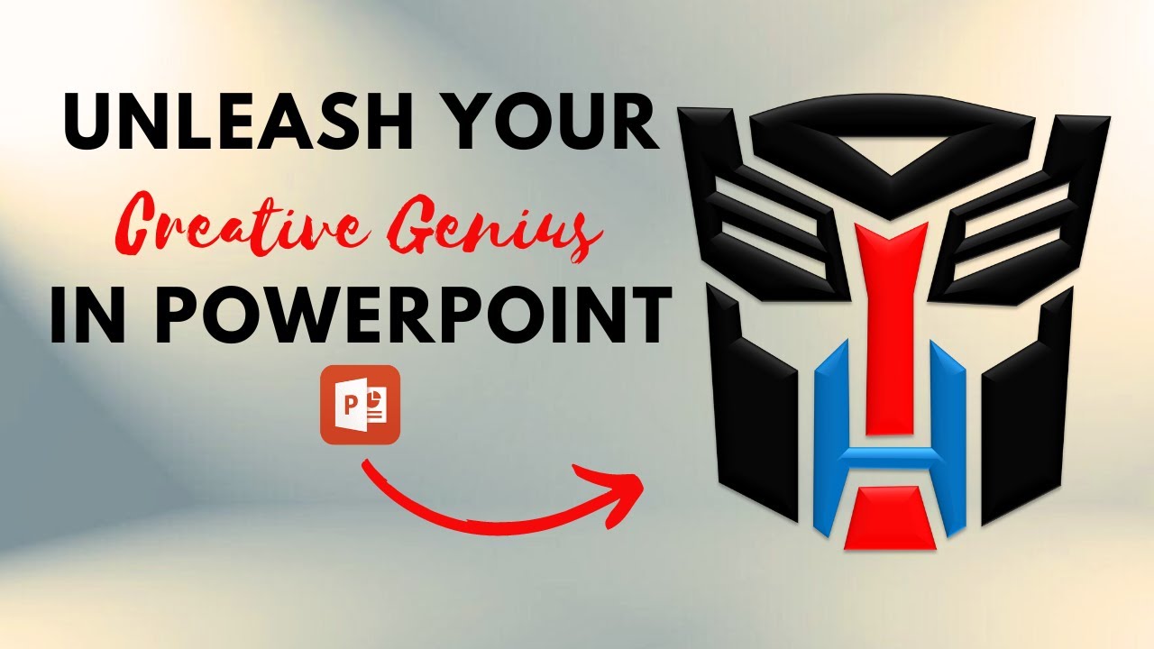 How to Create the Transformer LOGO in PowerPoint #logo #design # ...
