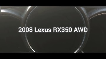 Lexus - RX350 - 2008 - AWD: Gauge Cluster Startup Sequence