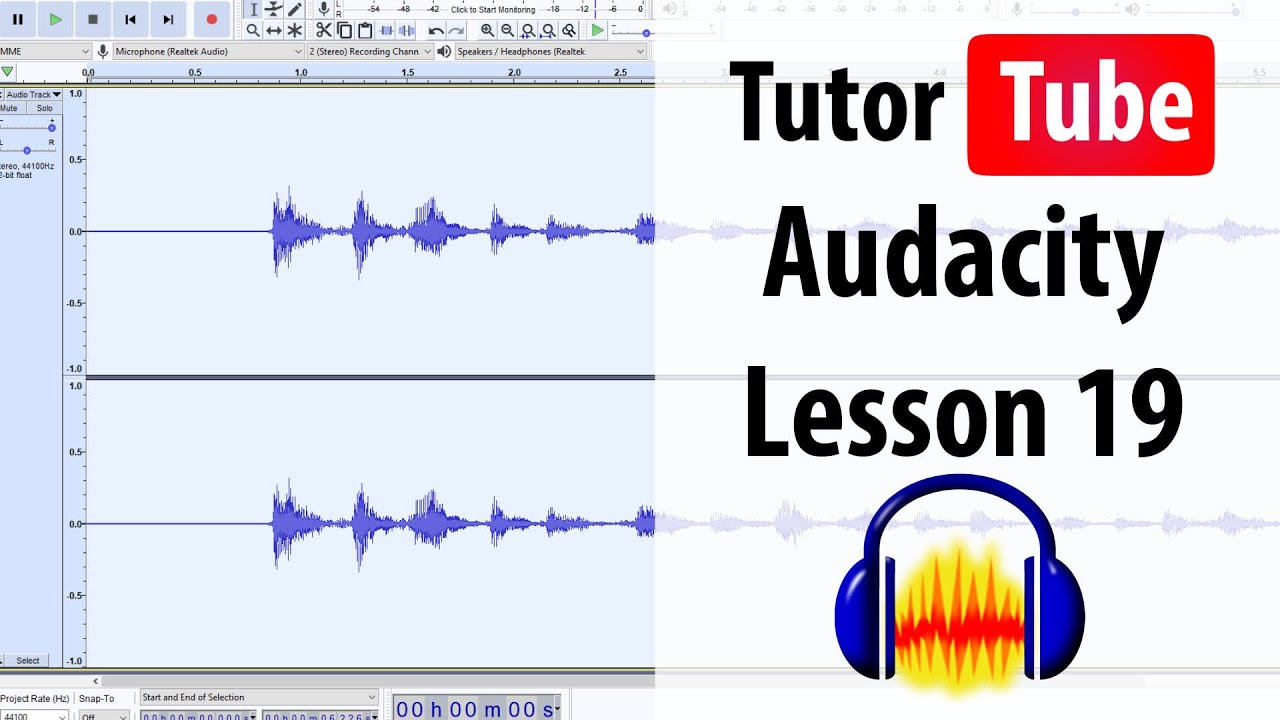 Robe overseas Without Audacity Tutorial - Lesson 19 - Multi Track Selection - YouTube
