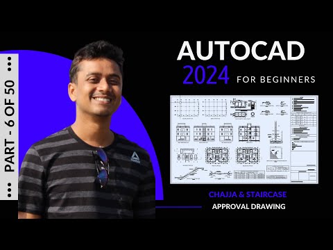 AutoCAD 2024 tutorial || Making a simple floor plan in AutoCAD 2024 || AutoCAD 2d drawing (2023)