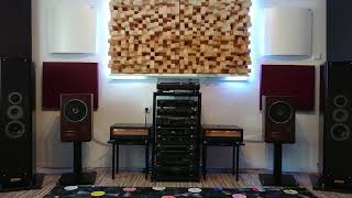 Technics HiFi Room with SB-M1000 vovox cables R.E.M. - Drive - Automatic for the People