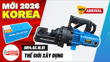MÁY CẮT SẮT HÀN QUỐC MẪU MỚI NHẤT 2026 - 4 RAM TI ĐẨY THUỶ LỰC