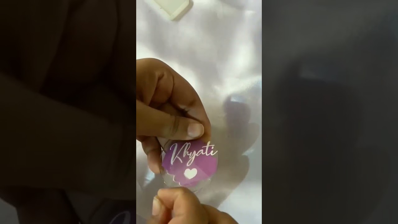 How to maker acrylic keychain | Rs 150 😍 