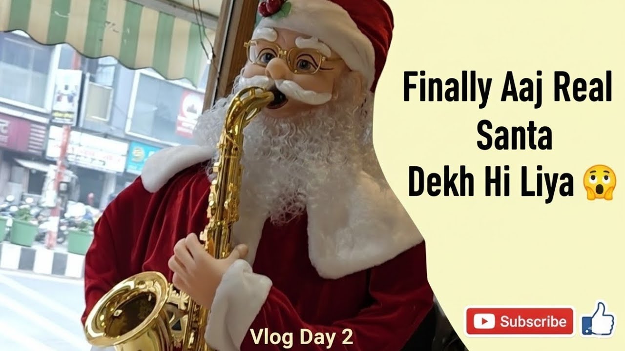 Vlog Day 2,Aaj 5 Star Me Dikha Mujhe Real Santa🤩
