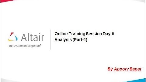 Online Training Session Day 5 (PART - 1) - Analysis