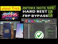 Infinix Note 50s 5G (X6870) Frp Bypass &amp; Hard Reset  100%Working Unlock Tool Letest Trick 2026
