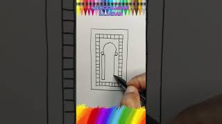Menggambar dan Mewarnai Sajadah | Draw and Coloring Sajadah